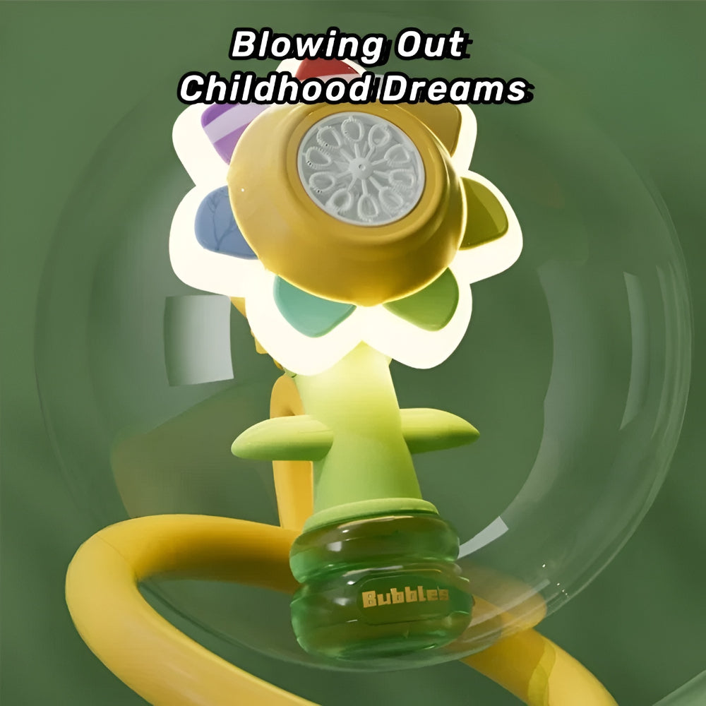 Flower Bubble Machine Toy