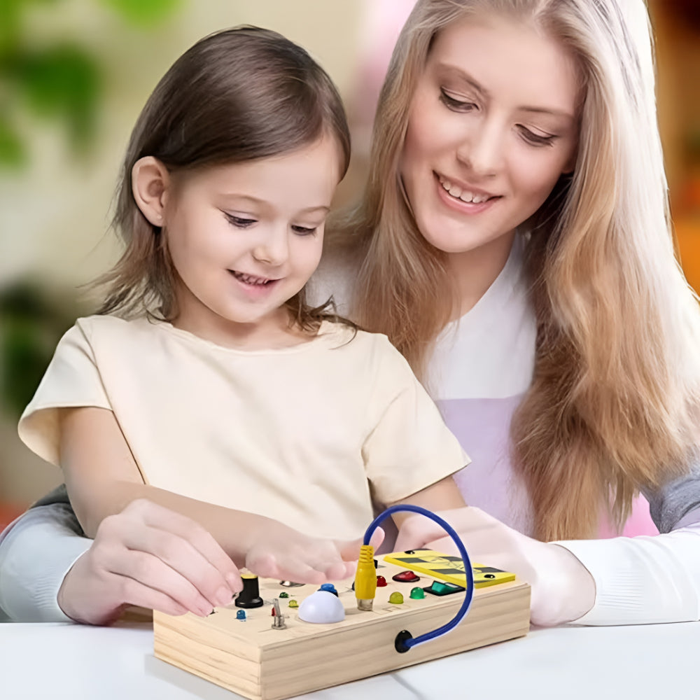 Wooden Busy Board Activity Panel