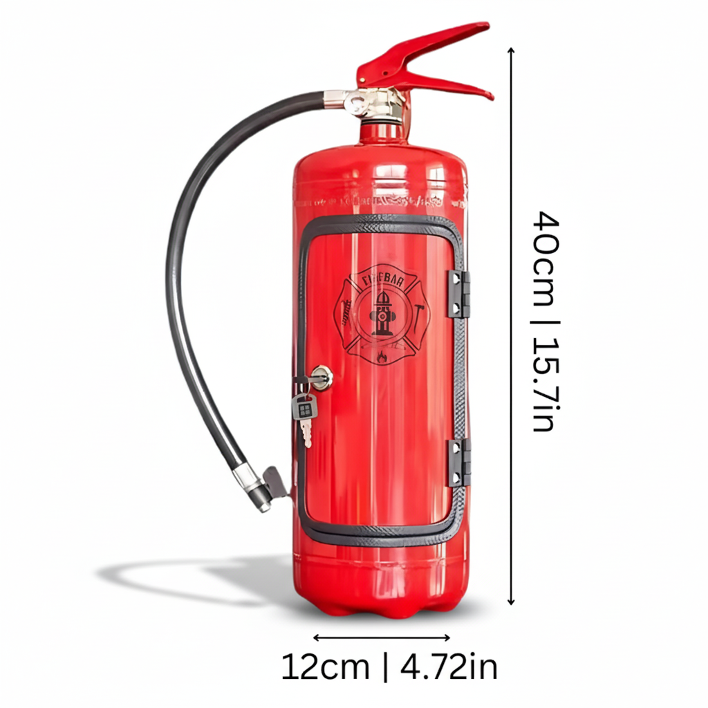 Industrial Fire Extinguisher Bar Cabinet