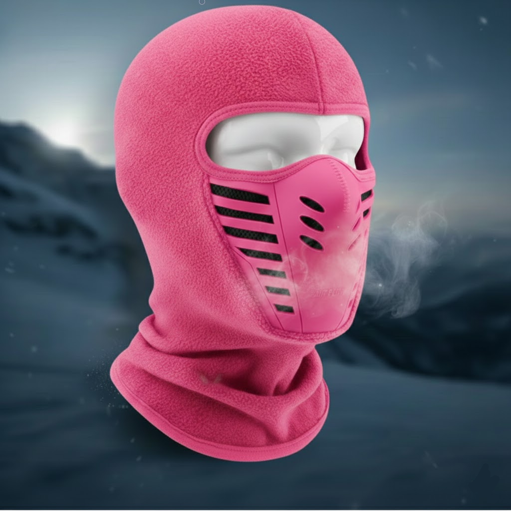 Cozy Crest Thermal Windproof Sports Face Mask - Full Coverage Winter Mask for Cycling, Running & Skiing, 8 Colors