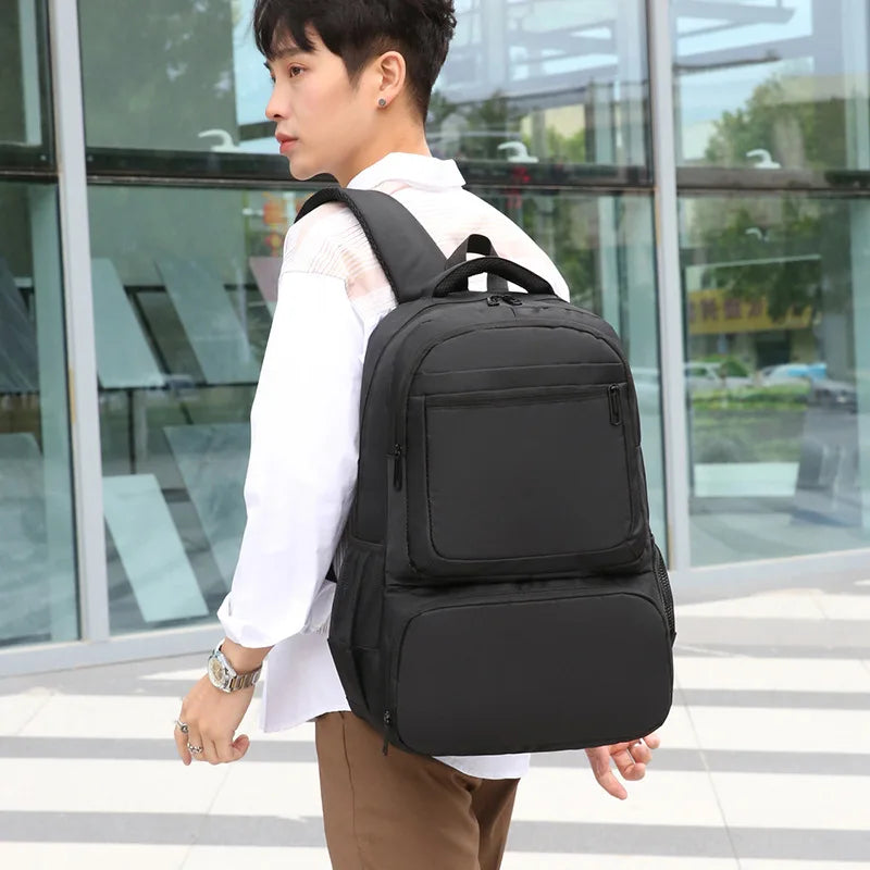 Backpack being worn