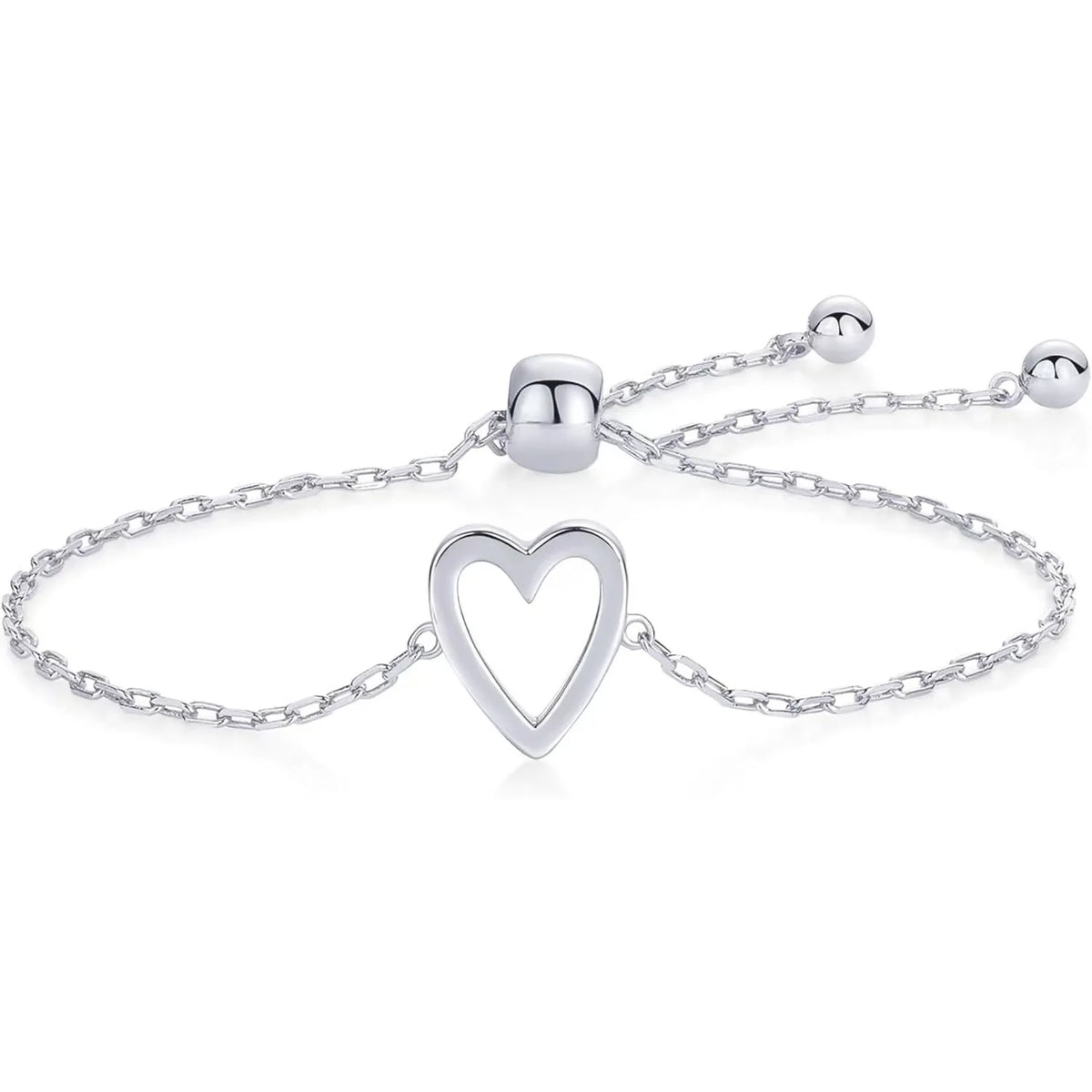 Silver Openwork Heart