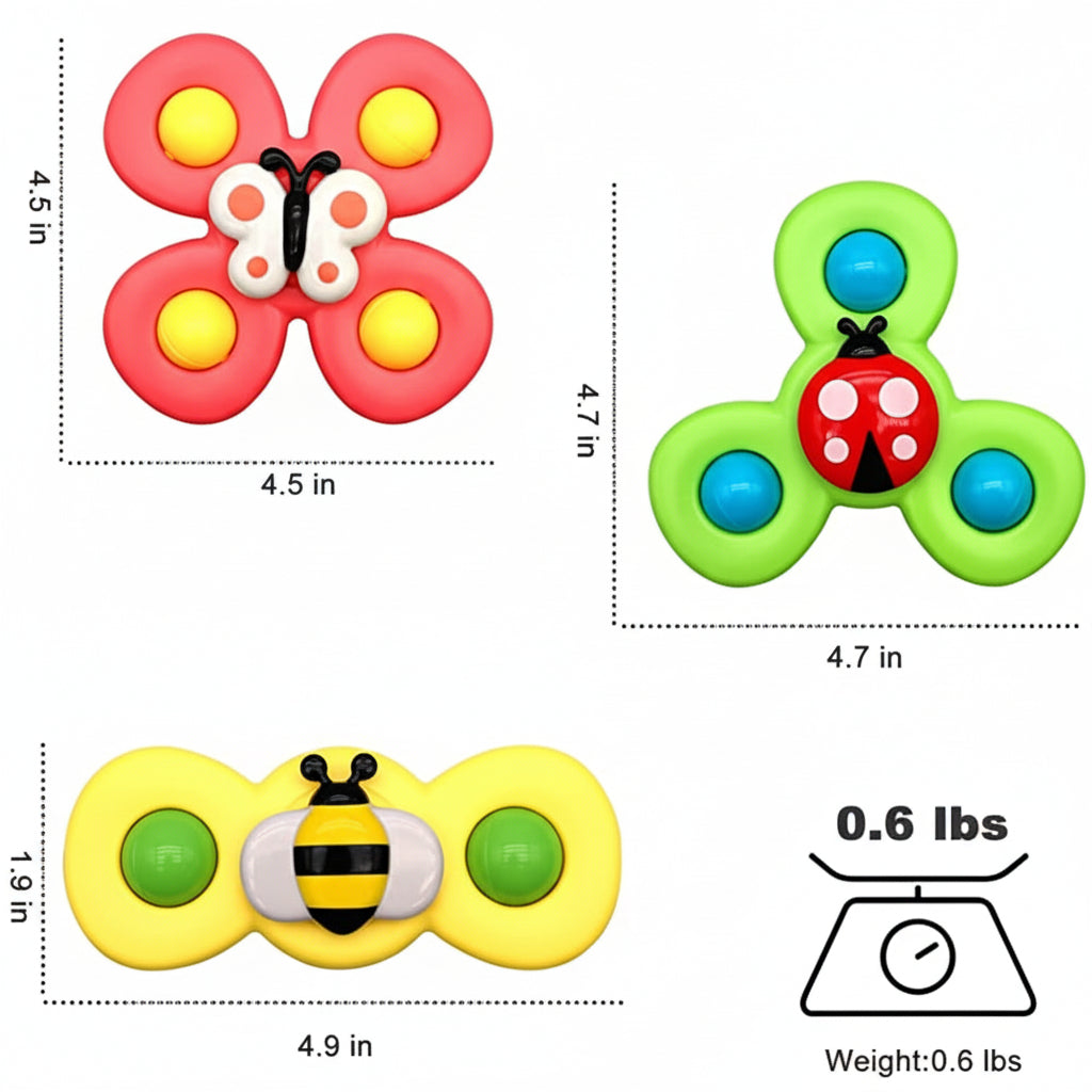 Suction Spinner Baby Toy