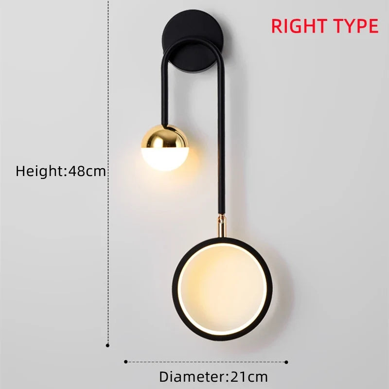Orbis Modern Nordic LED Wall Light