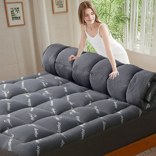 Bamboo Fiber Cooling Mattress Topper