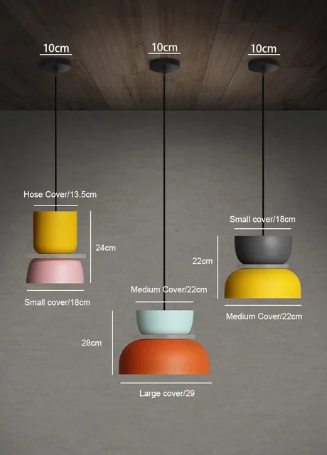 Nordic Macaron Color Pendant Light