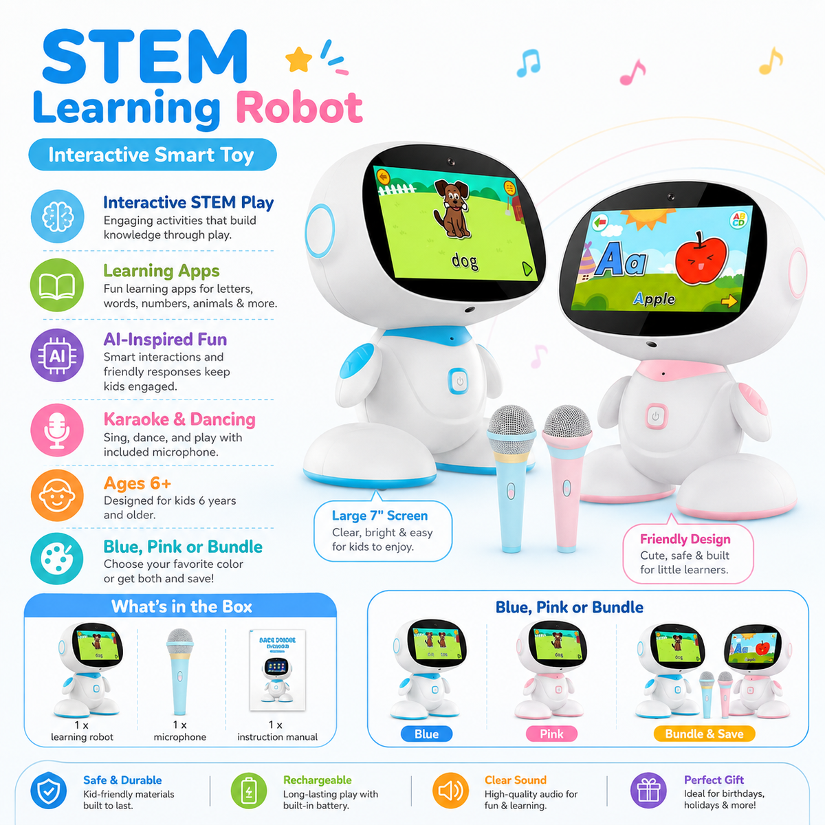 STEM Learning Robot Smart Toy
