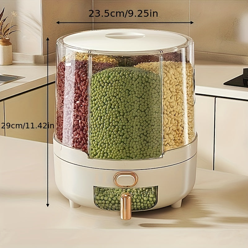 Rotating Airtight Cereal Dispenser