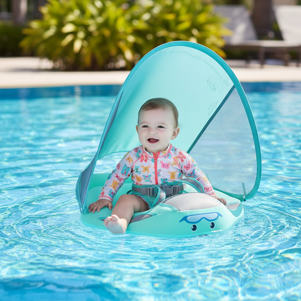 Baby Pool Float with Sunshade