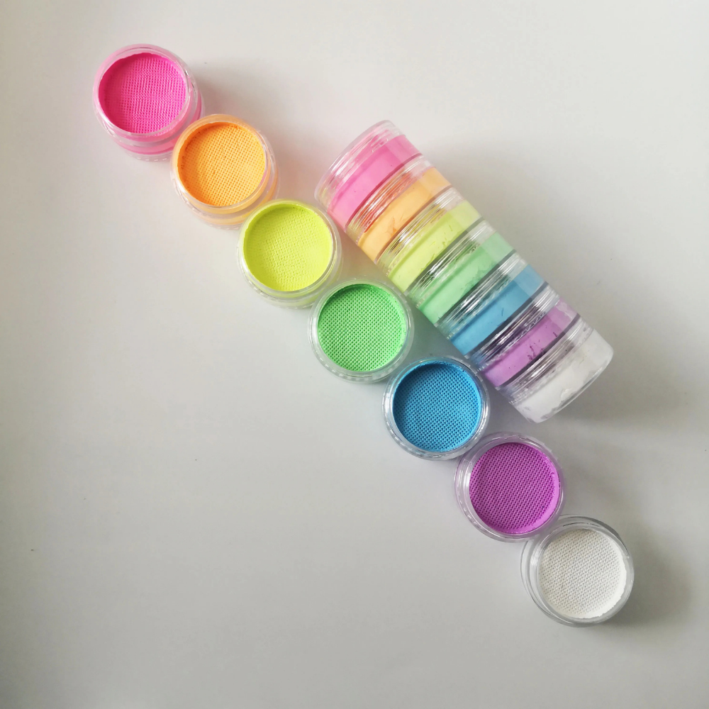 Rainbow Split Cake Body Paint