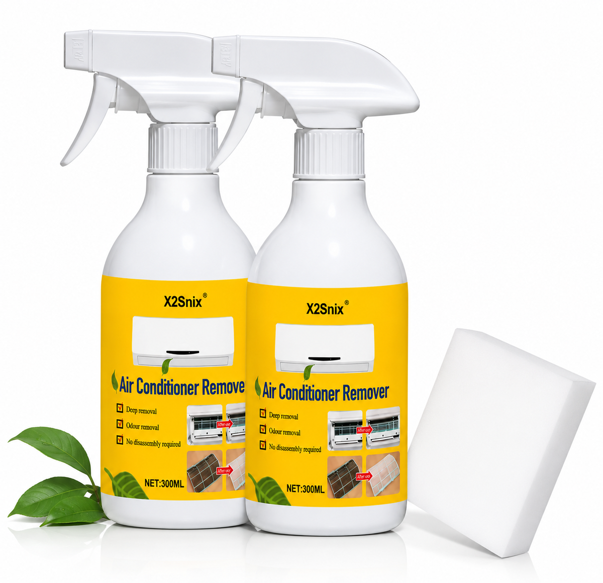 AC Cleaner 2 Bottles with Sponge