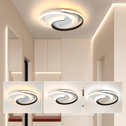 Spiral LED Flush Mount Ceiling Light