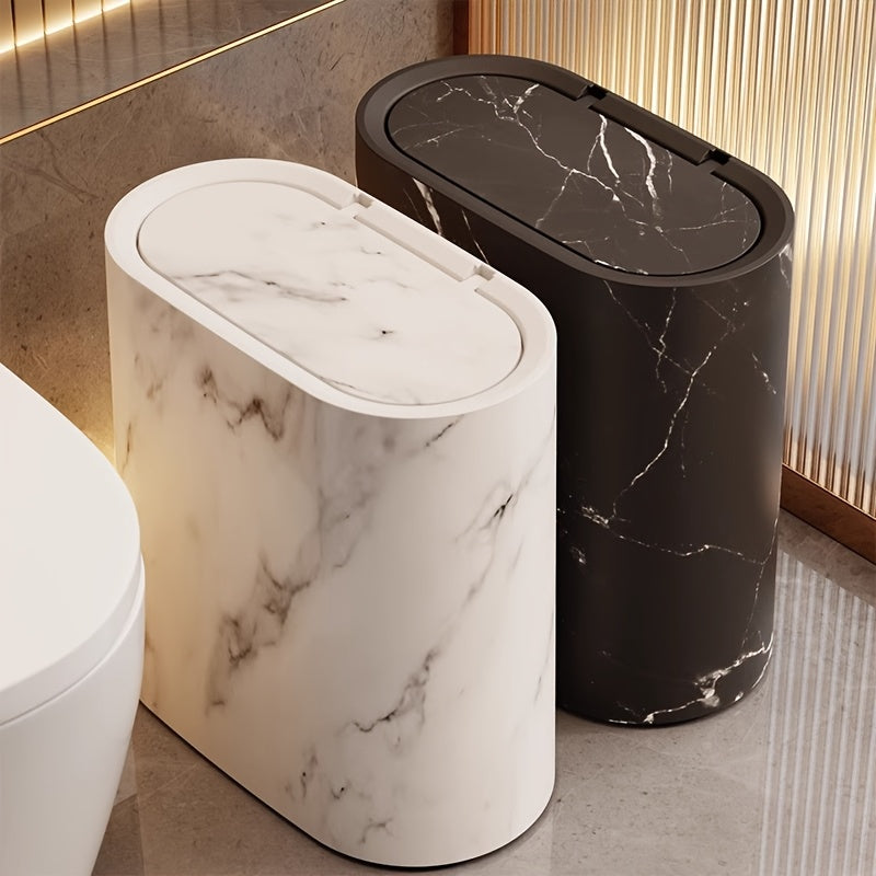Marble Pattern Bathroom & Kitchen Bin