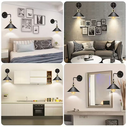 Macaron Cone Swing Arm Wall Sconce
