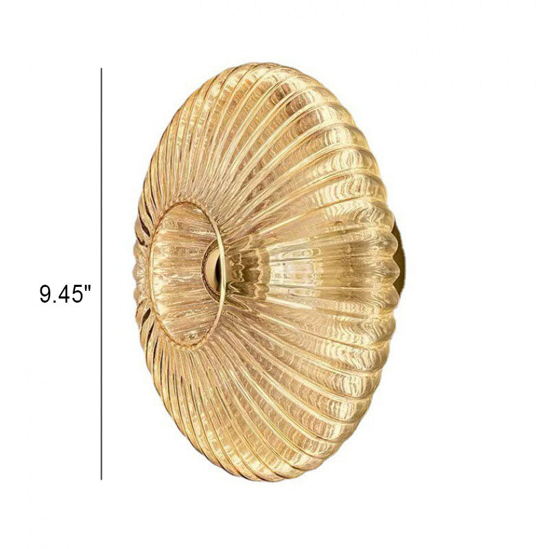 Vintage Striped Glass Sconce