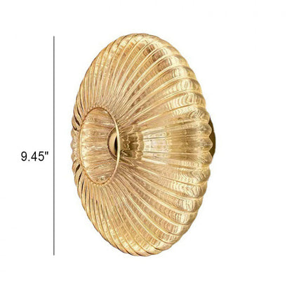 Vintage Striped Glass Sconce