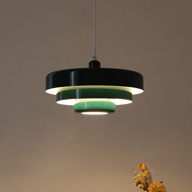 Nordic Vintage Multi-Layer Pendant Lamp