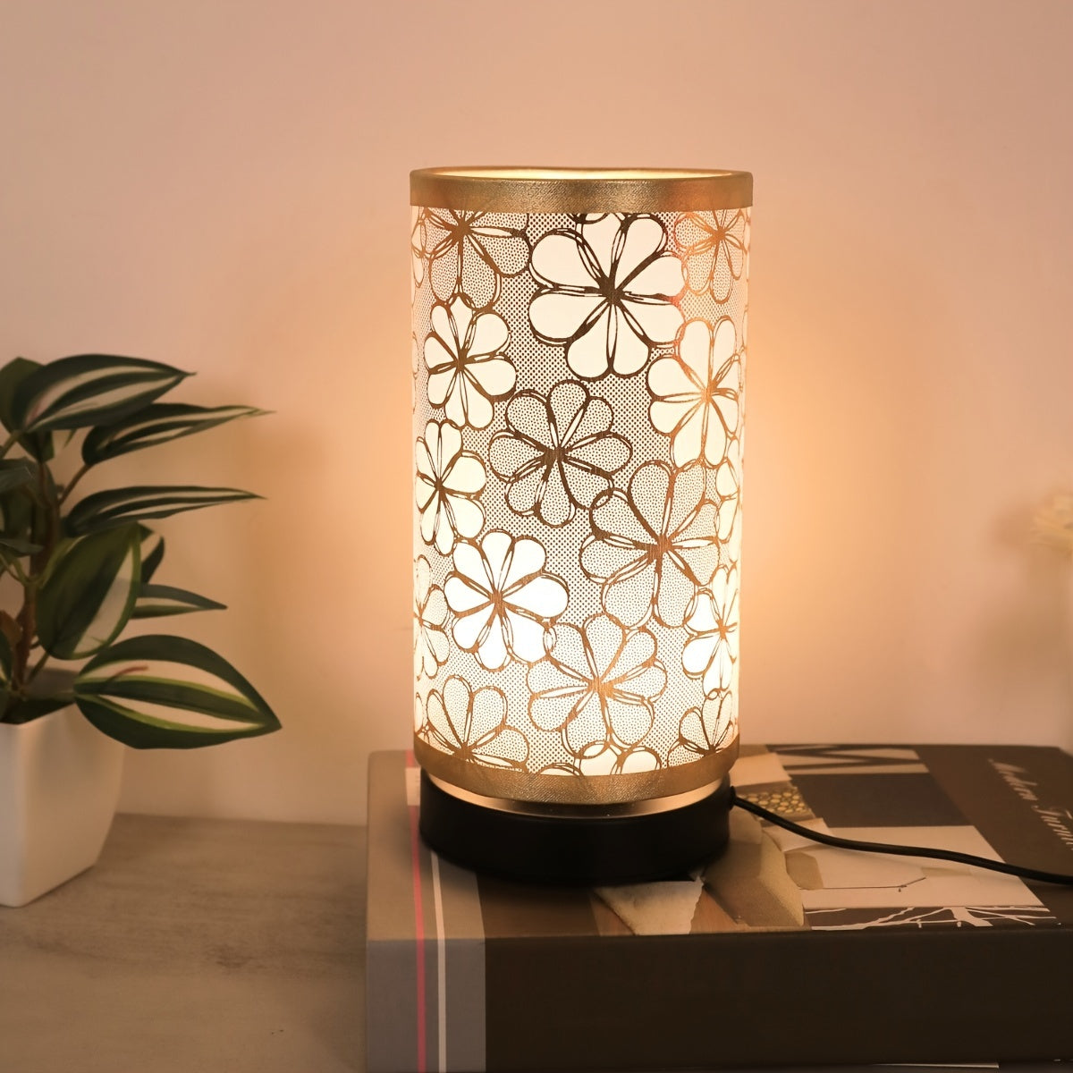 Floral Ambient USB Table Lamp