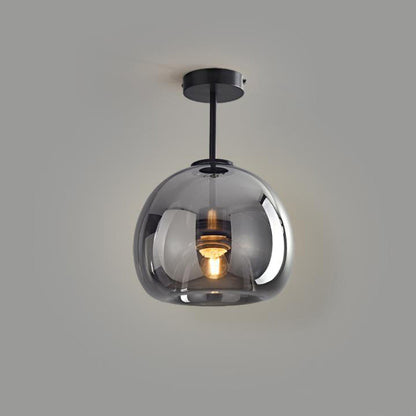 Nordic Glass Ball Semi-Flush Ceiling Light