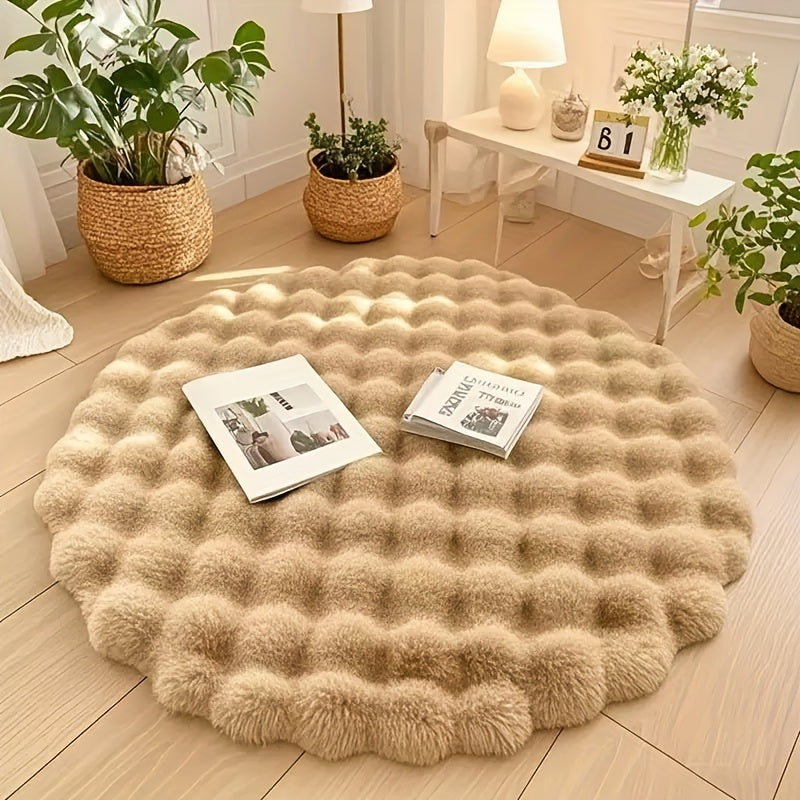Cloud Round Bubble Rug