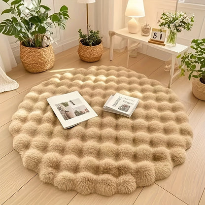 Cloud Round Bubble Rug