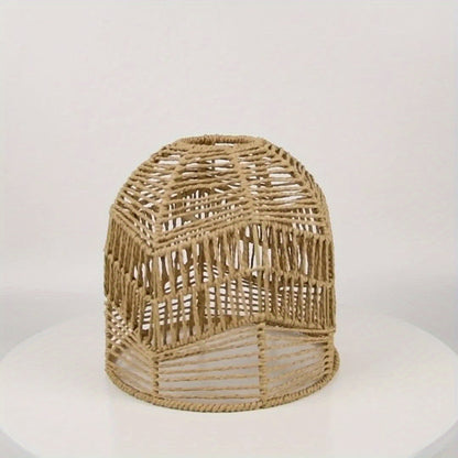Handwoven Rope Farmhouse Pendant Shade