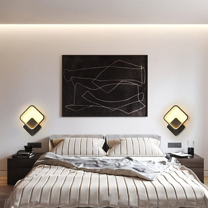 Square Geometric LED Wall Lamp