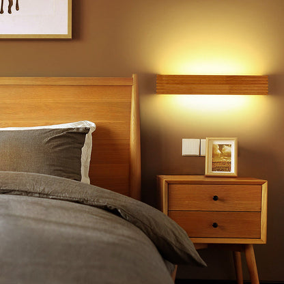 Modern Wooden Minimalist LED Wall Lamp
