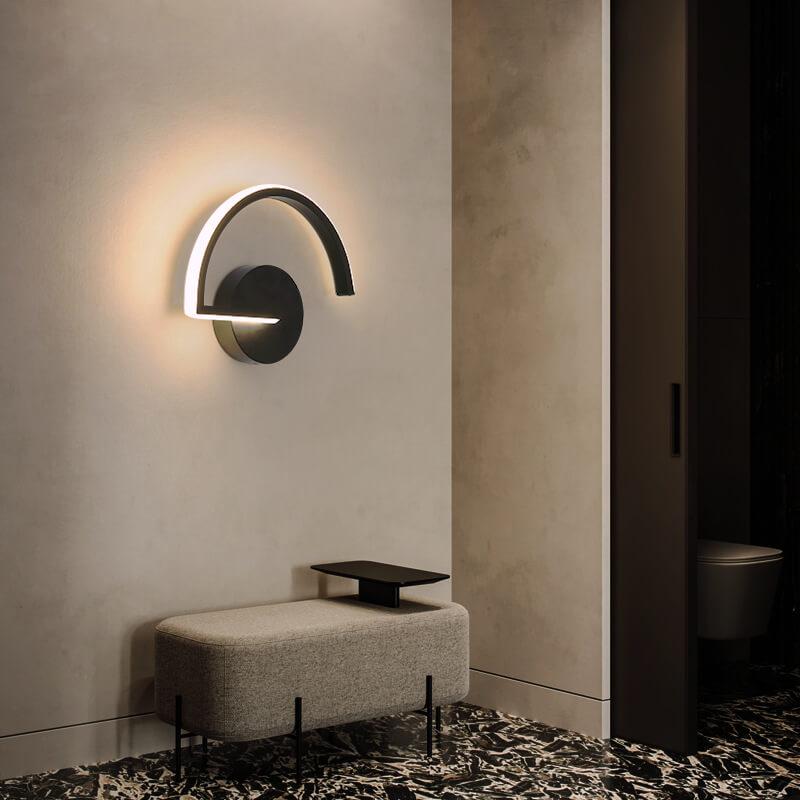 Curves Line Arc LED Wall Light