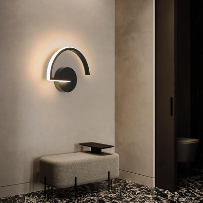 Curves Line Arc LED Wall Light