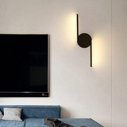 Curves Line Arc LED Wall Light