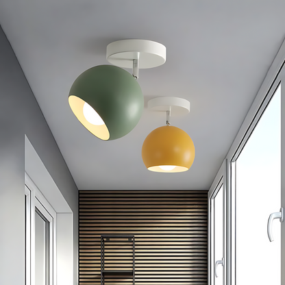 Nordic Macaron Round Ceiling Light
