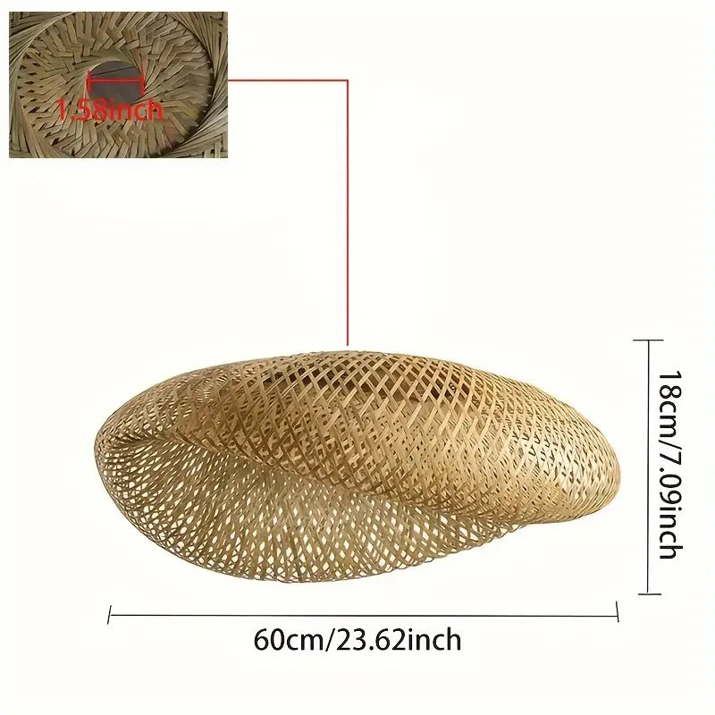 Handwoven Rattan Pendant Shade