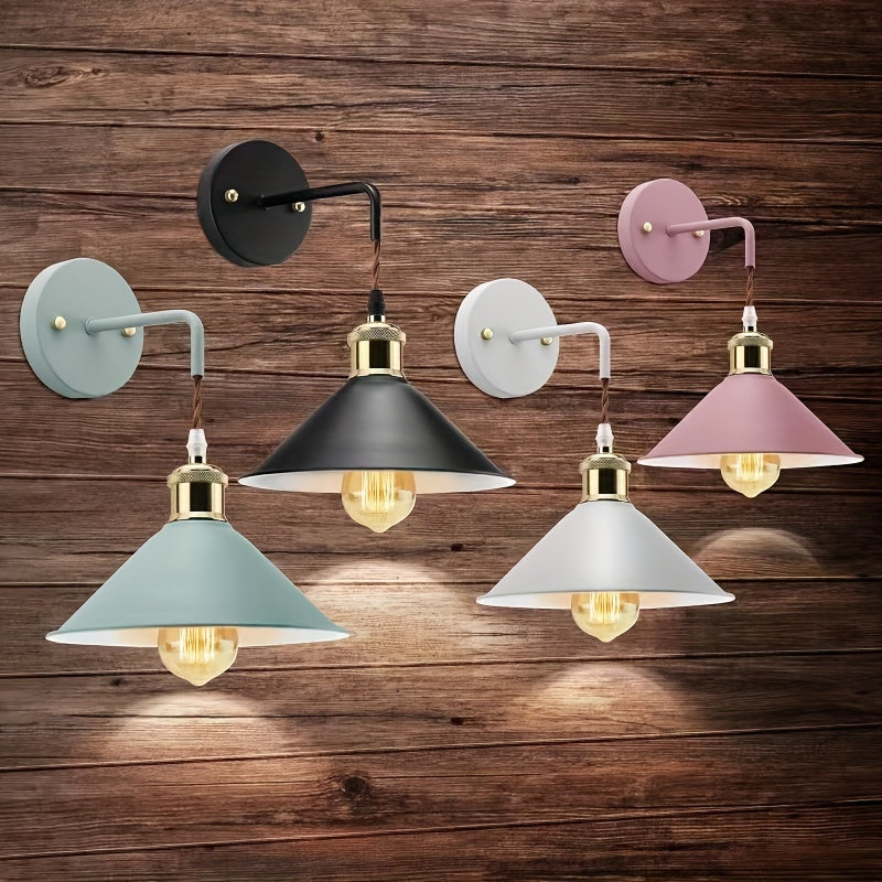 Macaron Cone Swing Arm Wall Sconce