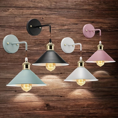 Macaron Cone Swing Arm Wall Sconce