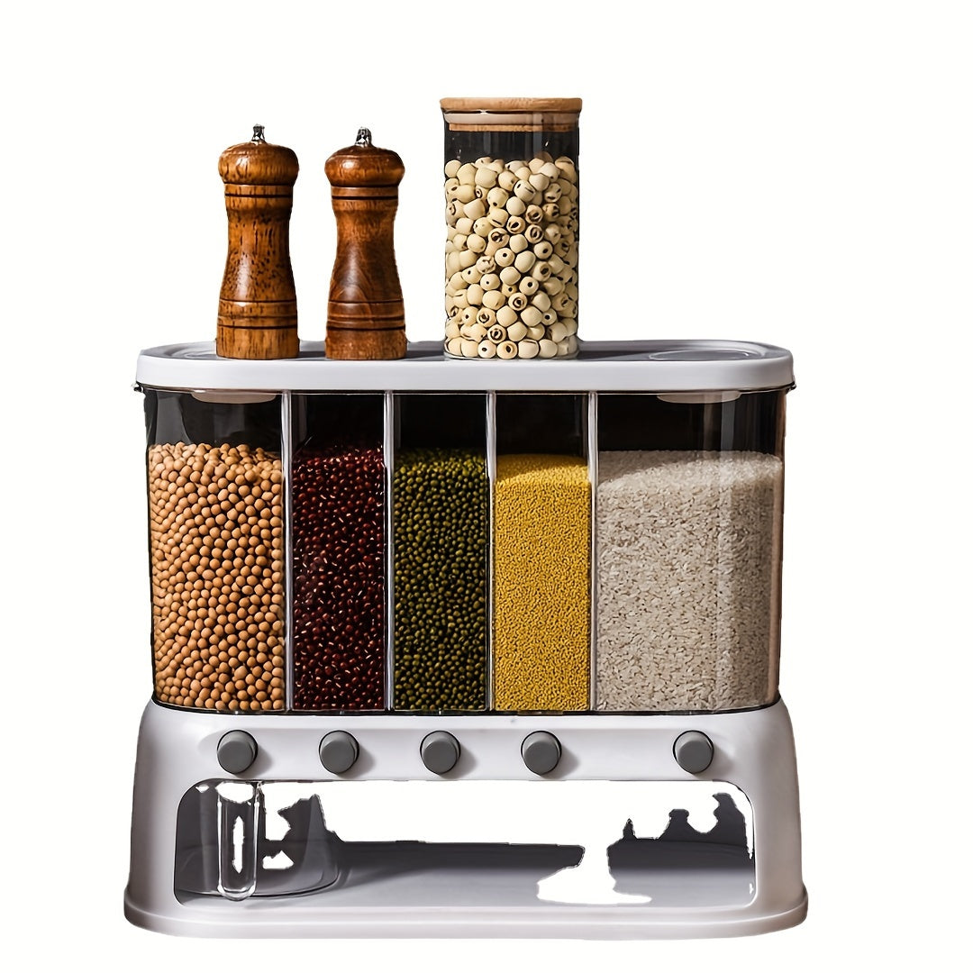 Multi-Compartment Airtight Grain Container