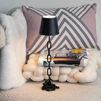 Chain-Link Rechargeable Touch Table Lamp