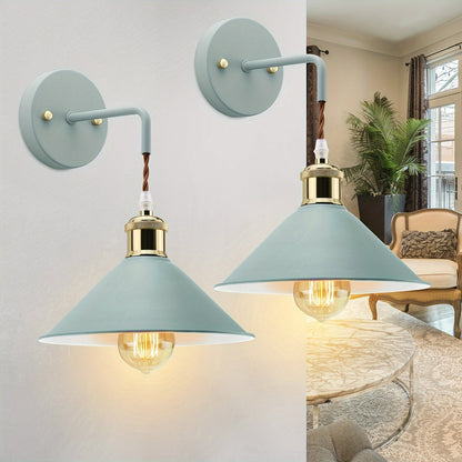 Macaron Cone Swing Arm Wall Sconce