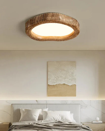 Le Halo Bois Rustic Wood LED Ceiling Light