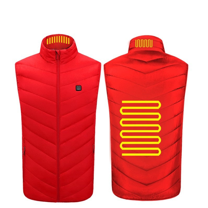 Women's USB Heated Vest, Black S to 4XL