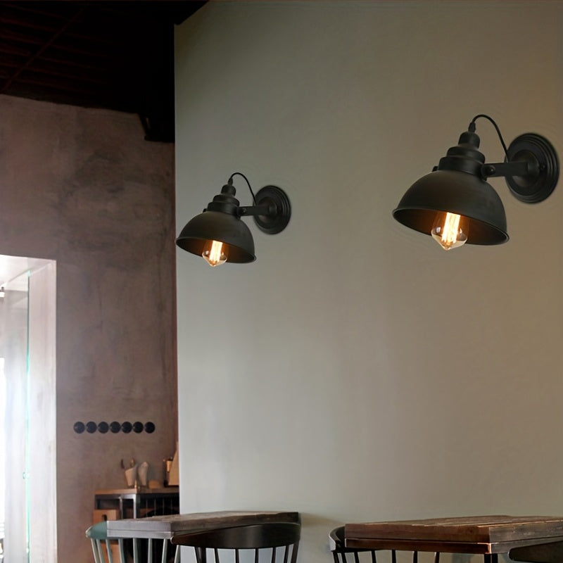 Retro Industrial Metal Wall Sconce