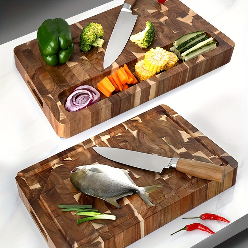 Acacia End Grain Cutting Board