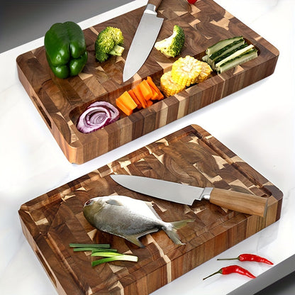Acacia End Grain Cutting Board