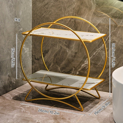 Two-Tier Cat Ear Bathroom Organizer