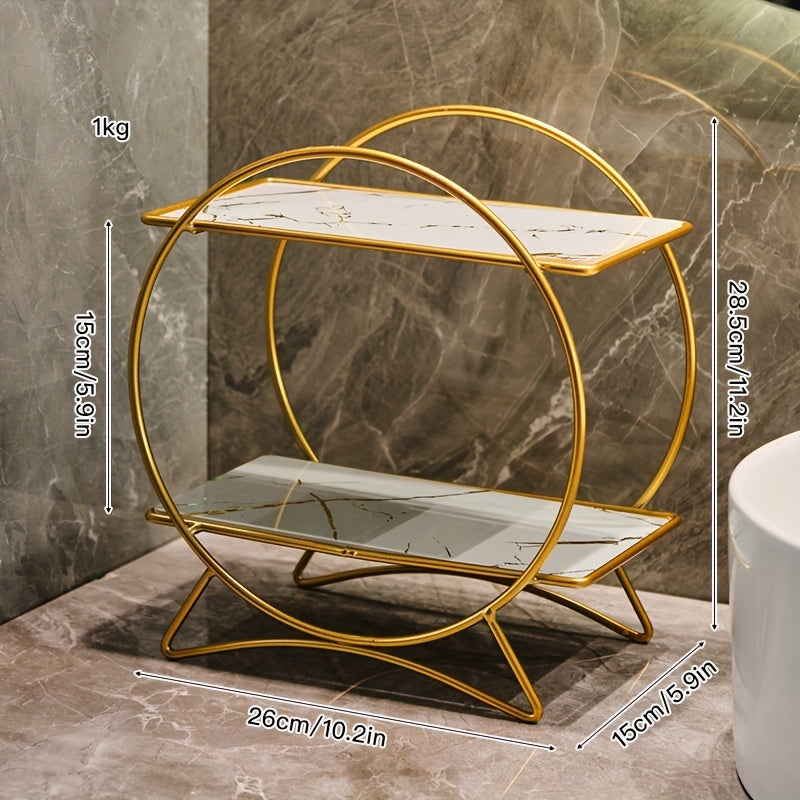 Two-Tier Cat Ear Bathroom Organizer