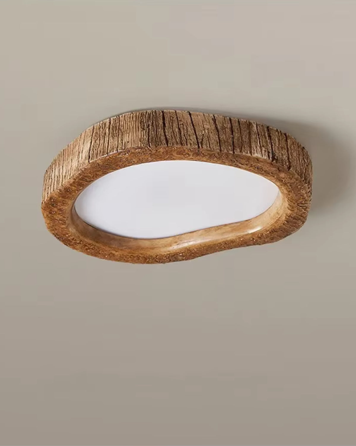 Le Halo Bois Rustic Wood LED Ceiling Light
