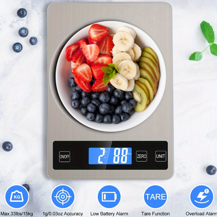 33lb USB Digital Kitchen Scale