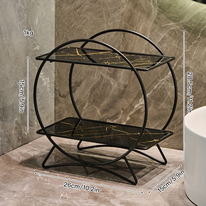 Two-Tier Cat Ear Bathroom Organizer