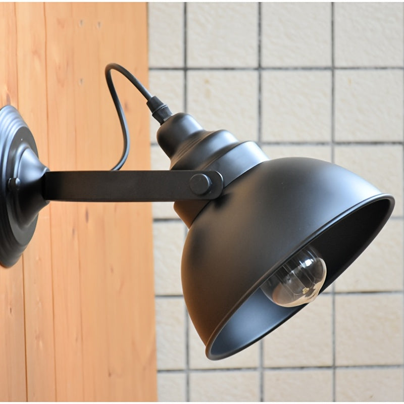 Retro Industrial Metal Wall Sconce