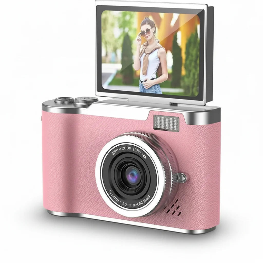 4K Flip Screen Compact Digital Camera